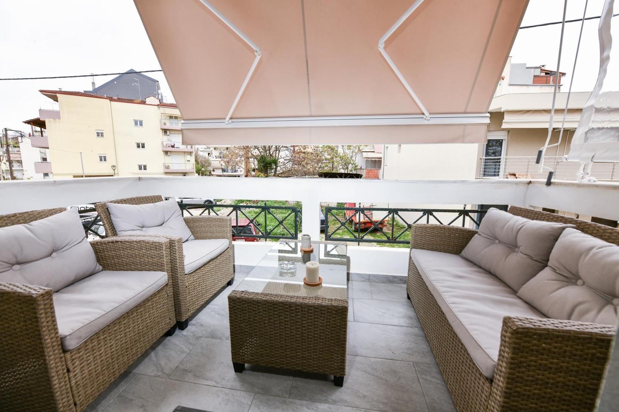 Appartement Comfy Dots à Larissa Extérieur photo